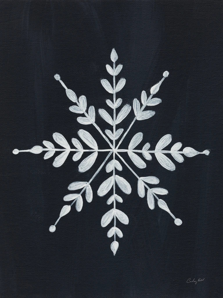Simple Snowflakes IV by Courtney Prahl