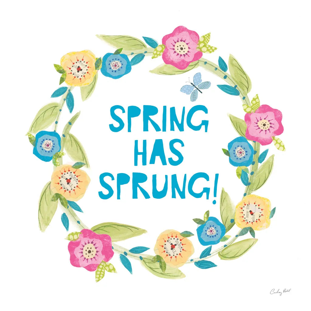 Spring Has Sprung II by Courtney Prahl. SKU 43716a. Archival Giclee Fine art print for wall decor.