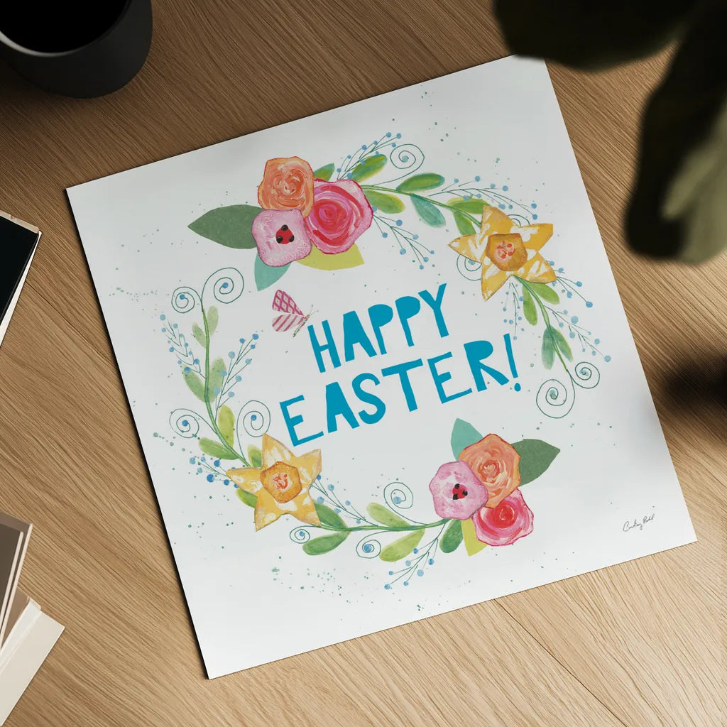 Spring Has Sprung III by Courtney Prahl. Shown as a detailed flat fine art print, highlighting archival giclee quality. Available as an archival giclee rolled canvas, fine art paper, or poster print. SKU 43717a.