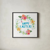 Spring Has Sprung III by Courtney Prahl. Shown in a sleek black glass frame for a contemporary gallery look. Available as an archival giclee rolled canvas, fine art paper, or poster print. SKU 43717a.