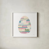 Spring into Easter III by Courtney Prahl. Shown in a crisp white glass frame for a clean and minimalist style. Available as an archival giclee rolled canvas, fine art paper, or poster print. SKU 51569a.