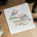 Spring into Easter IV by Courtney Prahl. Shown as a detailed flat fine art print, highlighting archival giclee quality. Available as an archival giclee rolled canvas, fine art paper, or poster print. SKU 51570a.
