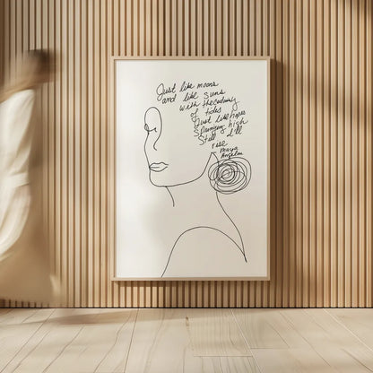 Still I Will Rise by Courtney Prahl. shown as over sized large wall art. Available as an archival giclee rolled canvas, fine art paper, or poster print. SKU 71951h.