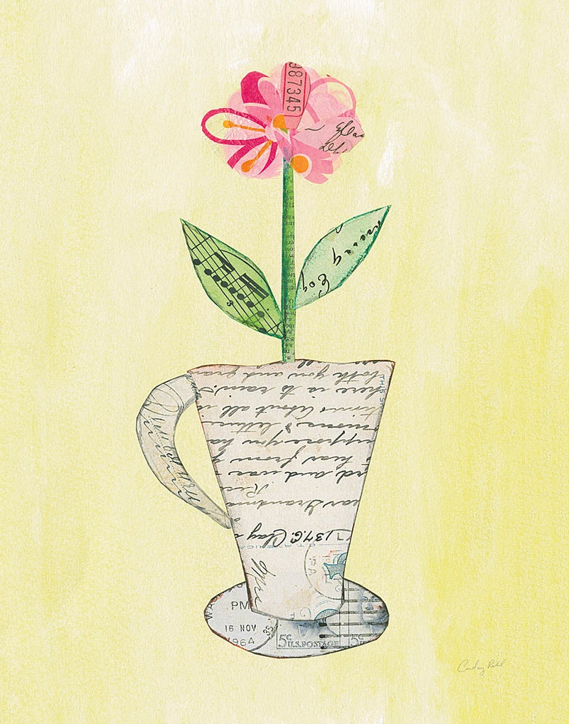 Teacup Floral II by Courtney Prahl