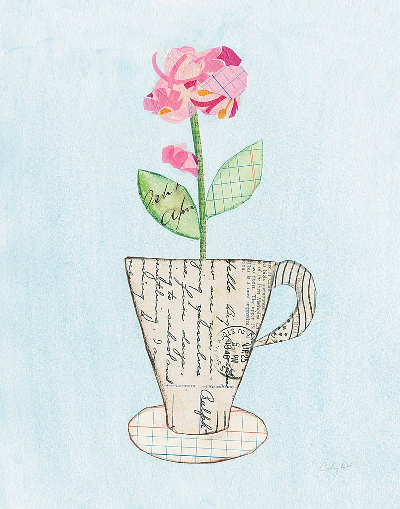 Teacup Floral III by Courtney Prahl