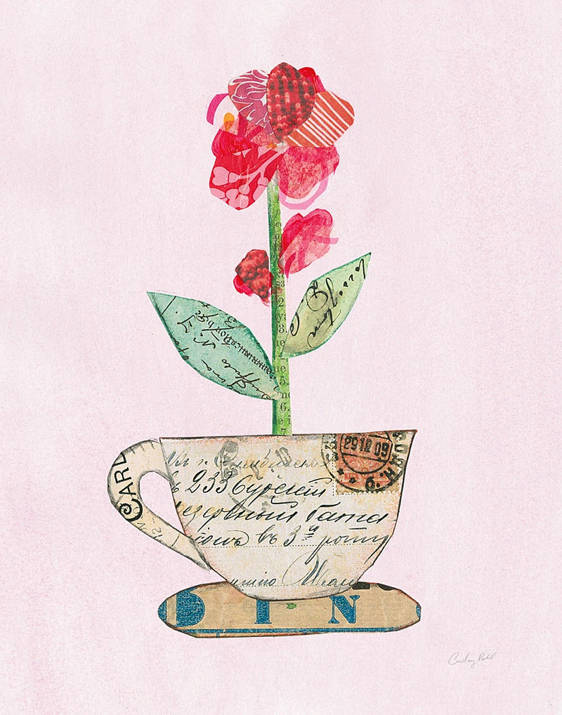 Teacup Floral IV by Courtney Prahl
