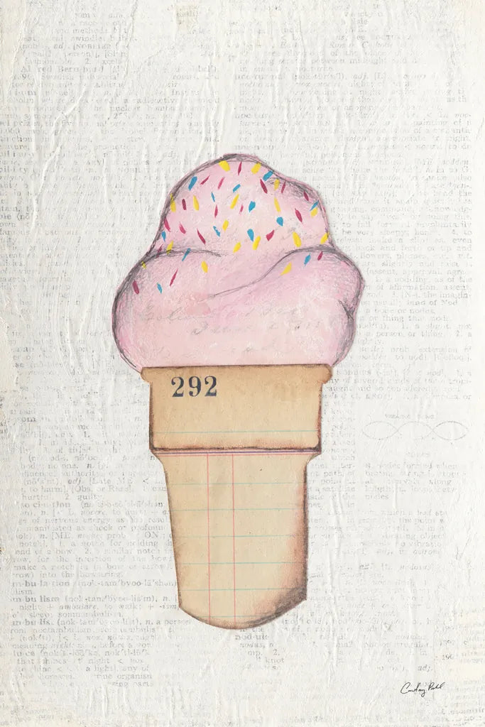 The Scoop II by Courtney Prahl. SKU 52499h. Archival Giclee Fine art print for wall decor.