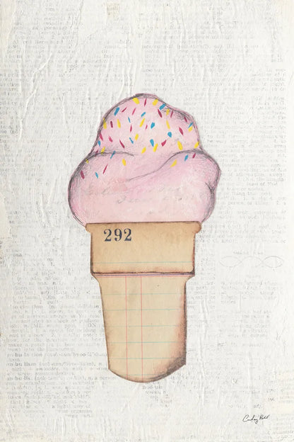 The Scoop II by Courtney Prahl. SKU 52499h. Archival Giclee Fine art print for wall decor.