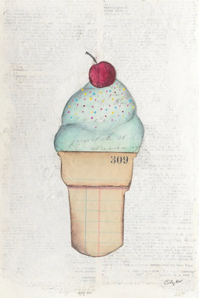 The Scoop IV by Courtney Prahl. SKU 52501h. Archival Giclee Fine art print for wall decor.