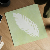 Tropical Fun Palms Silhouette IV by Courtney Prahl. Shown as a detailed flat fine art print, highlighting archival giclee quality. Available as an archival giclee rolled canvas, fine art paper, or poster print. SKU 35710a.