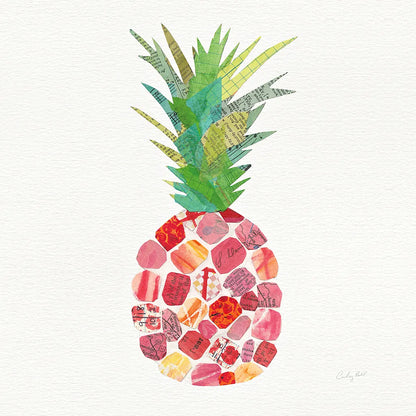 Tropical Fun Pineapple I by Courtney Prahl. SKU 35701a. Archival Giclee Fine art print for wall decor.