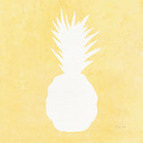 Tropical Fun Pineapple Silhouette II by Courtney Prahl. SKU 35712a. Archival Giclee Fine art print for wall decor.