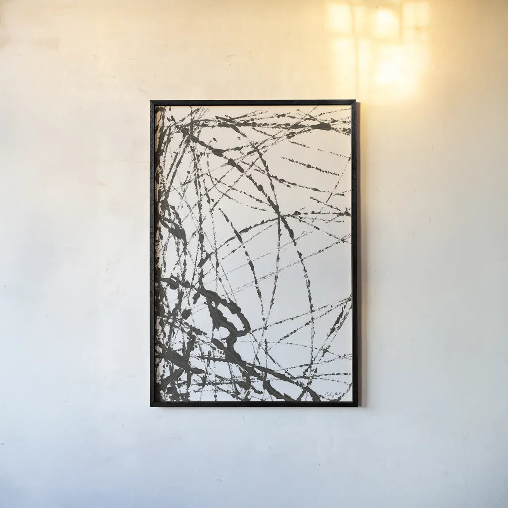 Wayward I by Courtney Prahl. shown as a paper print in a black flame. Available as a archival giclee rolled canvas, fine art paper, or poster print. SKU 89302h.