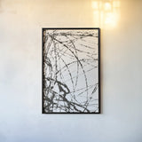 Wayward I by Courtney Prahl. shown as a paper print in a black flame. Available as a archival giclee rolled canvas, fine art paper, or poster print. SKU 89302h.