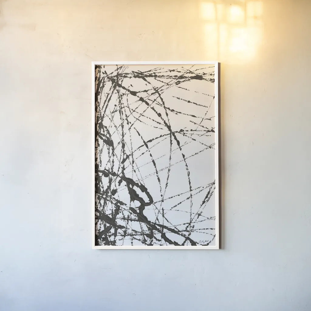 Wayward I by Courtney Prahl. shown as a paper print in a white frame. Available as a archival giclee rolled canvas, fine art paper, or poster print. SKU 89302h.