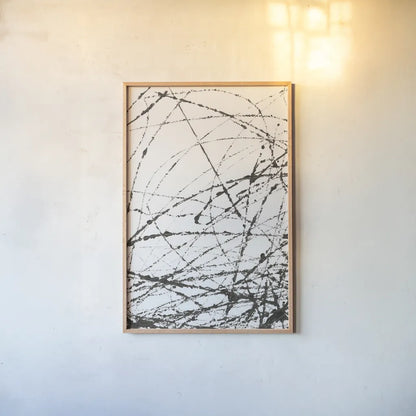 Wayward II by Courtney Prahl. shown as a paper print in a natural frame. Available as a archival giclee rolled canvas, fine art paper, or poster print. SKU 89303h.
