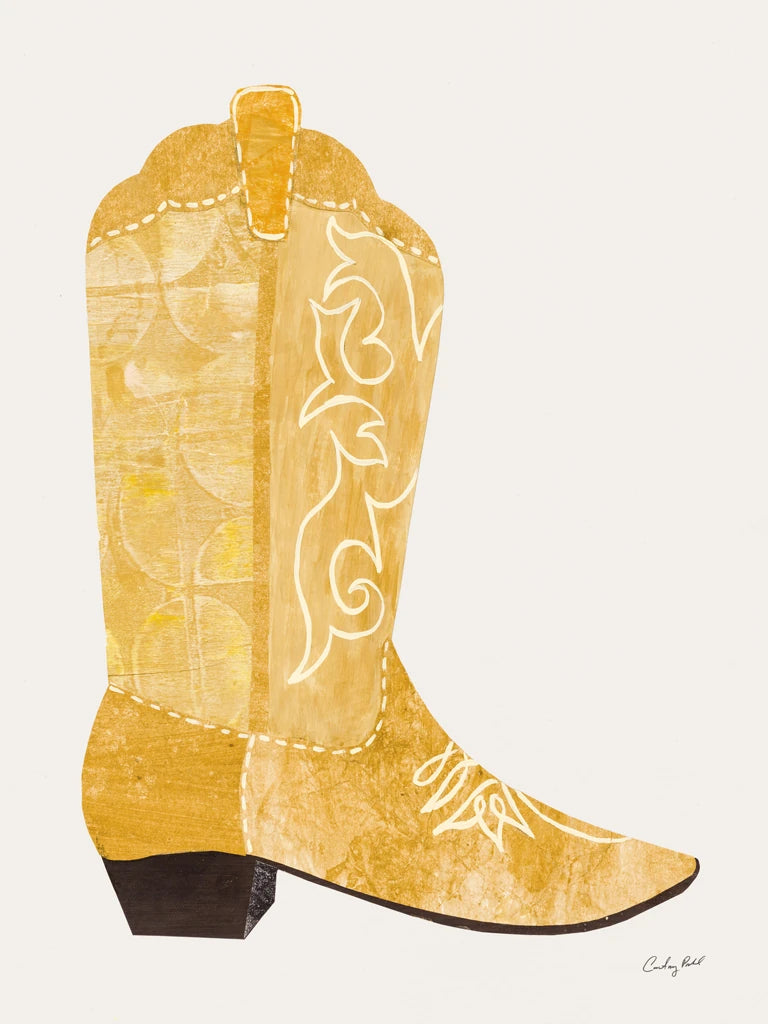 Western Cowgirl Boot I by Courtney Prahl