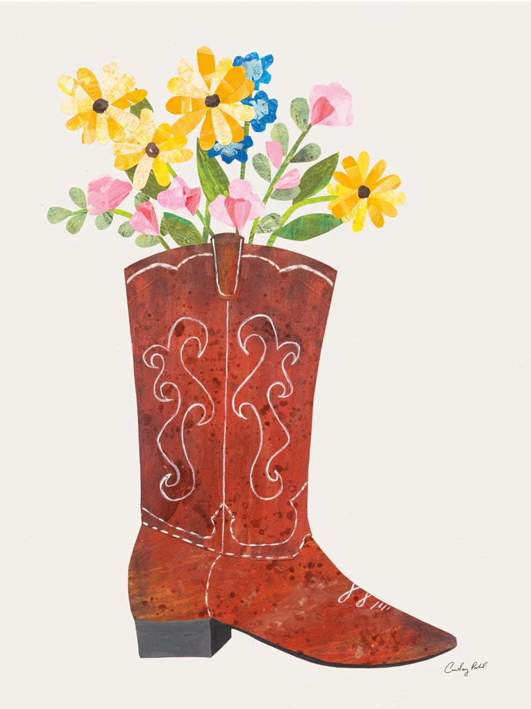 Western Cowgirl Boot V by Courtney Prahl