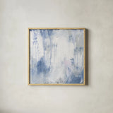 White Out I by Courtney Prahl. Shown in a natural wood glass frame for a timeless modern aesthetic. Available as an archival giclee rolled canvas, fine art paper, or poster print. SKU 64279a.