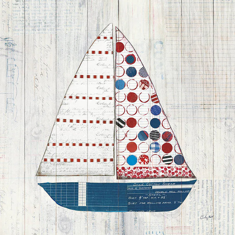 Wind and Waves I Nautical by Courtney Prahl. SKU 24264a. Archival Giclee Fine art print for wall decor.