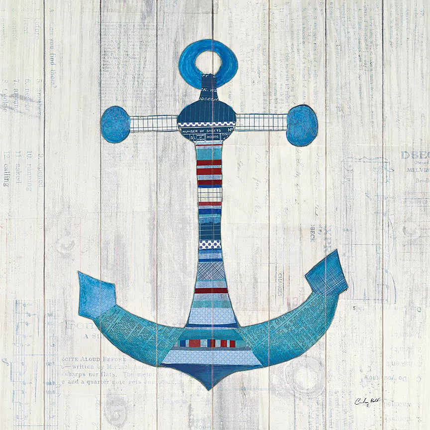 Wind and Waves IV Nautical by Courtney Prahl. SKU 24267a. Archival Giclee Fine art print for wall decor.