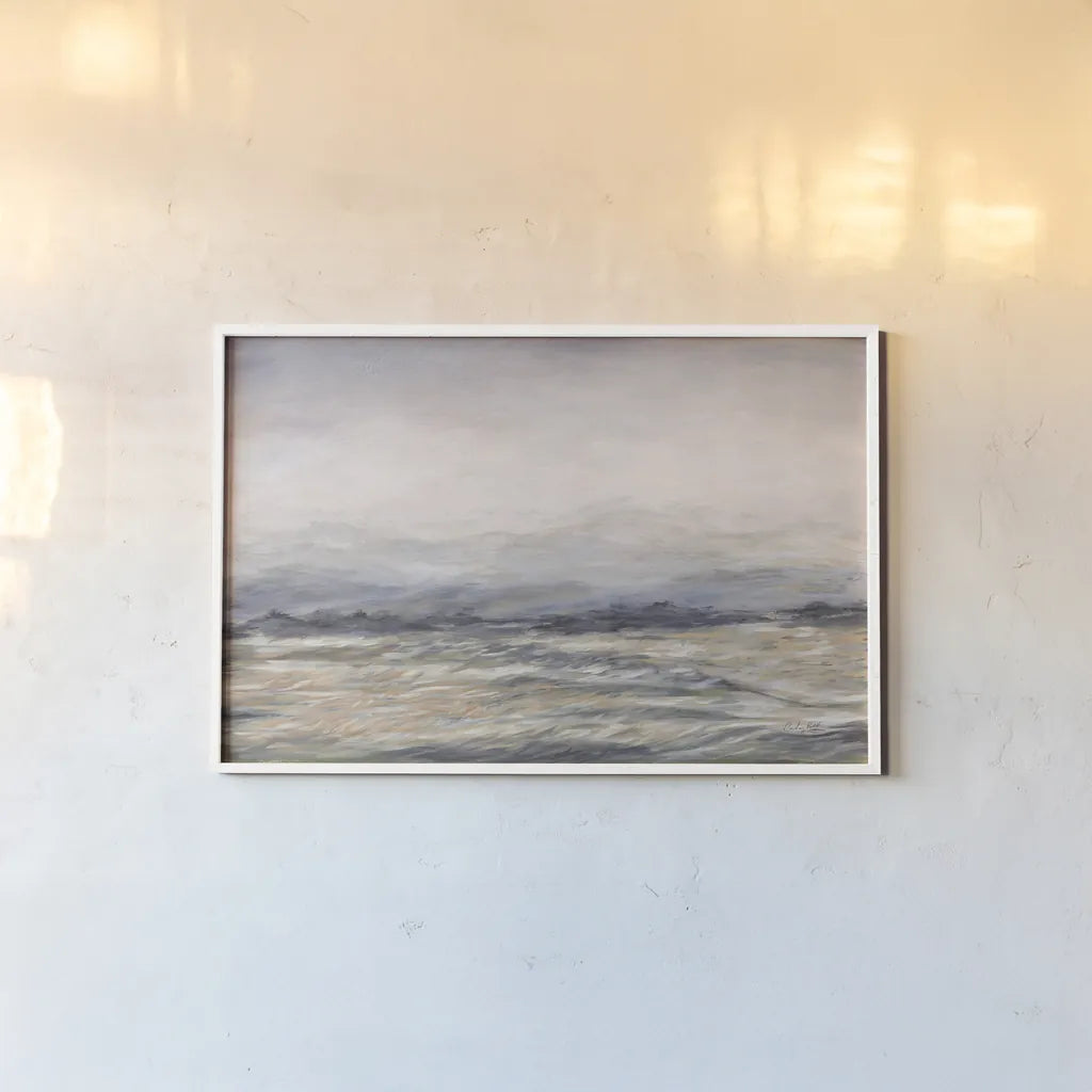 Windswept by Courtney Prahl. shown as a paper print in a white frame. Available as a archival giclee rolled canvas, fine art paper, or poster print. SKU 89858i.