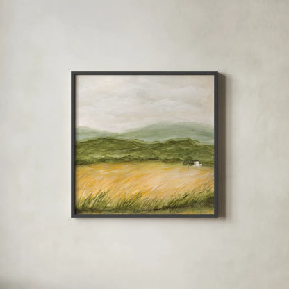 Windswept II by Courtney Prahl. Shown in a sleek black glass frame for a contemporary gallery look. Available as an archival giclee rolled canvas, fine art paper, or poster print. SKU 85525a.