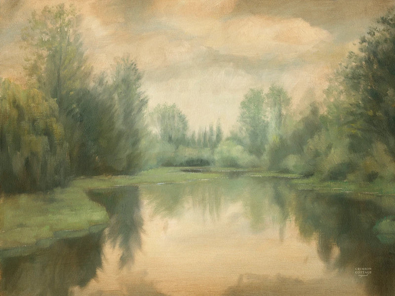 Vintage English Countryside II by Crimson Cottage