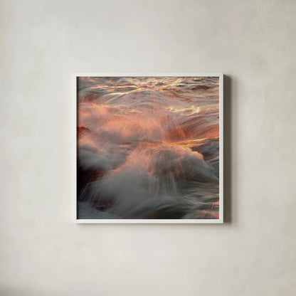 Wonder by Aledanda. Shown in a crisp white glass frame for a clean and minimalist style. Available as an archival giclee rolled canvas, fine art paper, or poster print. SKU 37440a.