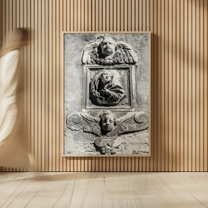 Trio by Aledanda. shown as over sized large wall art. Available as an archival giclee rolled canvas, fine art paper, or poster print. SKU 58396h.