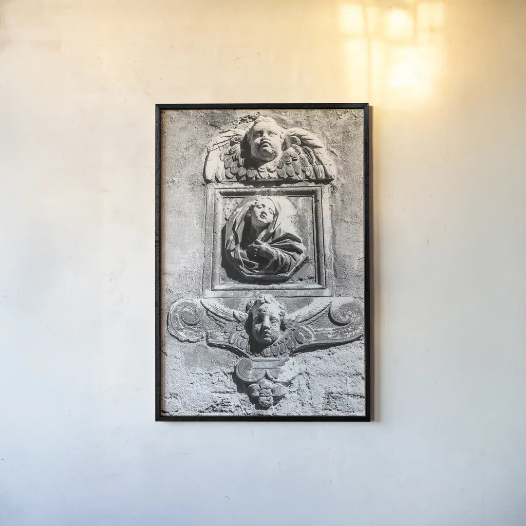 Trio by Aledanda. shown as a paper print in a black flame. Available as a archival giclee rolled canvas, fine art paper, or poster print. SKU 58396h.