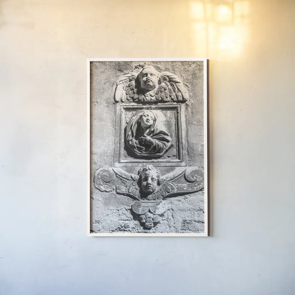 Trio by Aledanda. shown as a paper print in a white frame. Available as a archival giclee rolled canvas, fine art paper, or poster print. SKU 58396h.