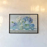 A Beautiful Day at the Beach Crop by Danhui Nai. shown as a paper print in a black flame. Available as a archival giclee rolled canvas, fine art paper, or poster print. SKU 20688i.