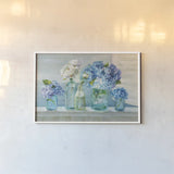 A Beautiful Day at the Beach Crop by Danhui Nai. shown as a paper print in a white frame. Available as a archival giclee rolled canvas, fine art paper, or poster print. SKU 20688i.