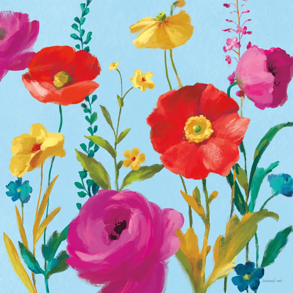 A Row of Brilliance by Danhui Nai. SKU 90704a. Archival Giclee Fine art print for wall decor.