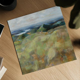 Above the Lakes by Danhui Nai. Shown as a detailed flat fine art print, highlighting archival giclee quality. Available as an archival giclee rolled canvas, fine art paper, or poster print. SKU 72631a.