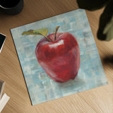 Abstract Apple by Danhui Nai. Shown as a detailed flat fine art print, highlighting archival giclee quality. Available as an archival giclee rolled canvas, fine art paper, or poster print. SKU 58941a.