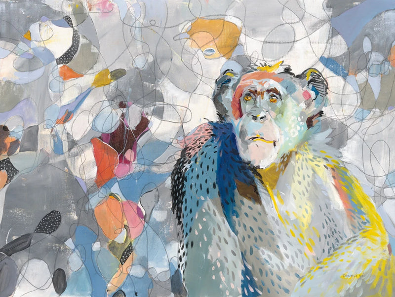 Abstract Chimpanzee by Danhui Nai