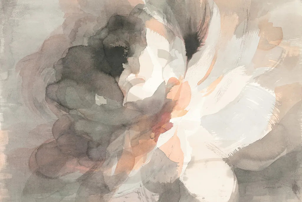 Abstract Peony Crop by Danhui Nai. SKU 39371i. Archival Giclee Fine art print for wall decor.