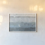 Abstract Seascape by Danhui Nai. shown as a paper print in a white frame. Available as a archival giclee rolled canvas, fine art paper, or poster print. SKU 99340i.