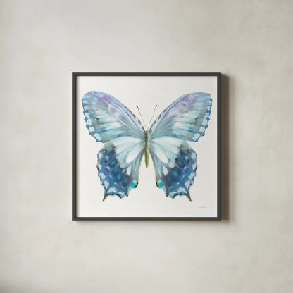 Aflutter I by Danhui Nai. Shown in a sleek black glass frame for a contemporary gallery look. Available as an archival giclee rolled canvas, fine art paper, or poster print. SKU 81360a.