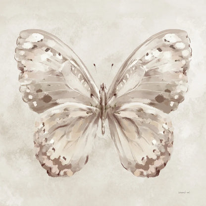 Aflutter II Neutral by Danhui Nai. SKU 93722a. Archival Giclee Fine art print for wall decor.