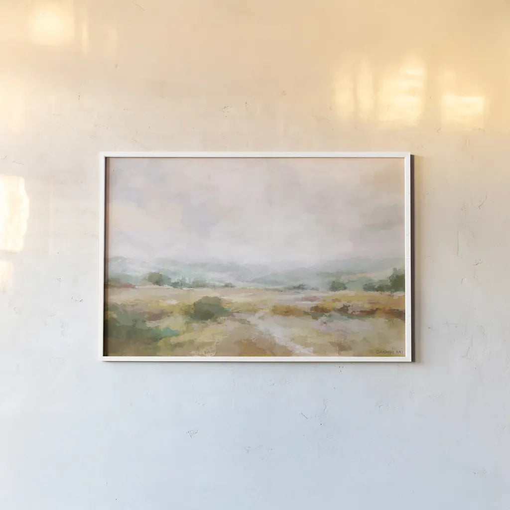Afternoon Glow by Danhui Nai. shown as a paper print in a white frame. Available as a archival giclee rolled canvas, fine art paper, or poster print. SKU 100080i.