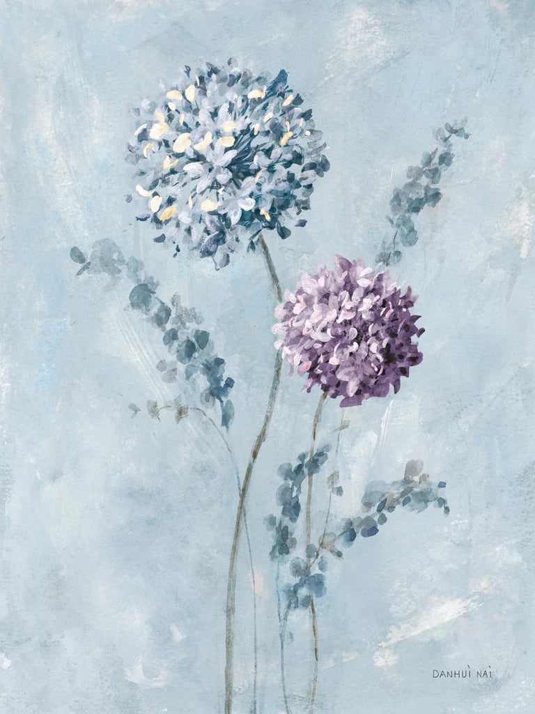 Airy Blooms II Purple by Danhui Nai