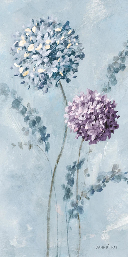 Airy Blooms II Purple by Danhui Nai