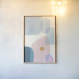 All Coming Together III by Danhui Nai. shown as a paper print in a natural frame. Available as a archival giclee rolled canvas, fine art paper, or poster print. SKU 66047h.