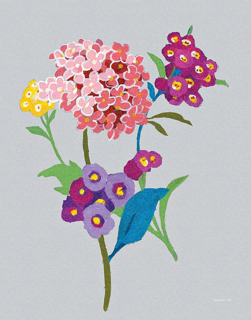 Alpine Bouquet III Gray by Danhui Nai
