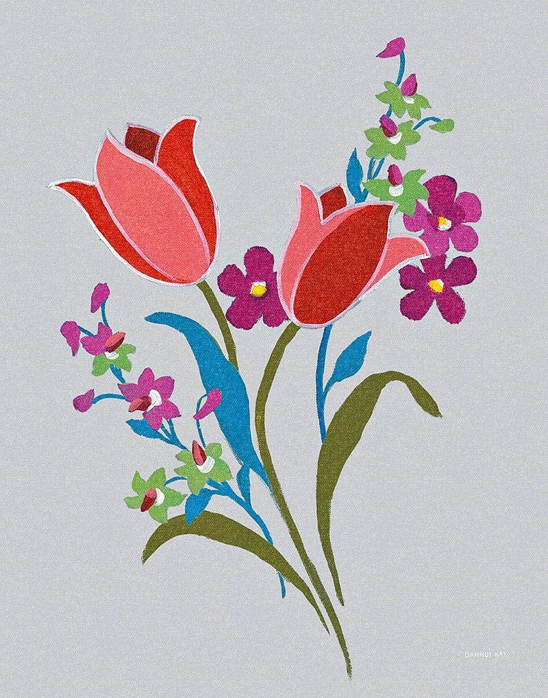 Alpine Bouquet IV Gray by Danhui Nai