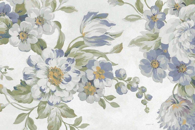 Antique Flowers Light Crop by Danhui Nai. SKU 44816i. Archival Giclee Fine art print for wall decor.