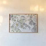Antique Flowers Light Crop by Danhui Nai. shown as a paper print in a natural frame. Available as a archival giclee rolled canvas, fine art paper, or poster print. SKU 44816i.